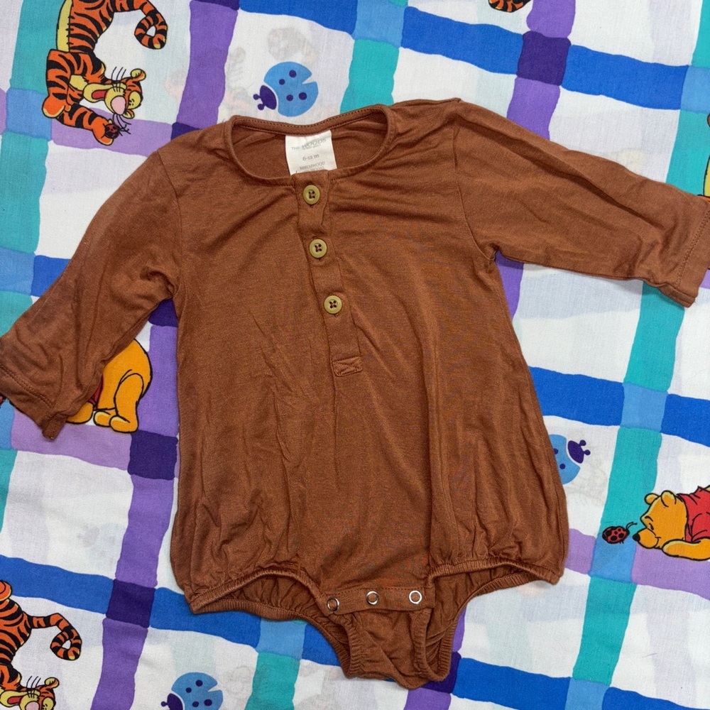 Brown Kids One Piece